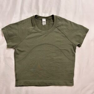 Lululemon Athletica Sage Green Short Sleeve Tee